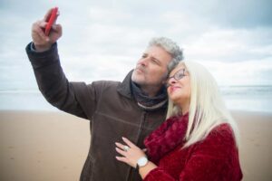 Dental Implant Process | Mature couple | Aurora Family Dentistry
