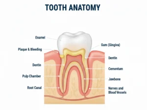 Anatomy Diagram Tooth Layers